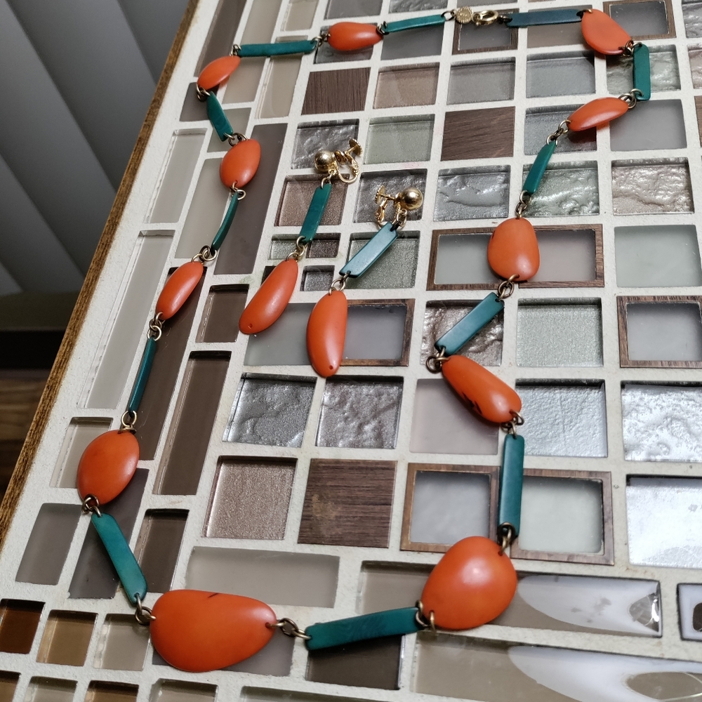 Vintage Accessocraft NYC Jewelry set-signed